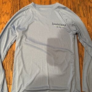 State of Mind Sky Blue Long Sleeve Shirt, Louisiana